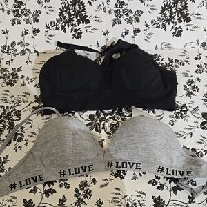 Black and Gray Women's Intimates Set B86